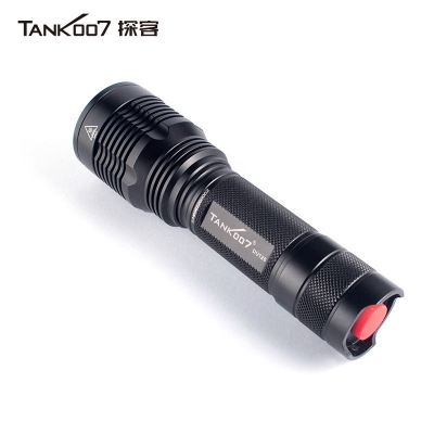 TANK007探客戶外執(zhí)勤，執(zhí)法，巡邏遠(yuǎn)射防水戶外LED超亮手電筒DU126