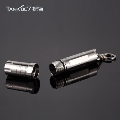 不銹鋼手工打磨迷你7號電池超亮進口led小手電筒ES12 tank007