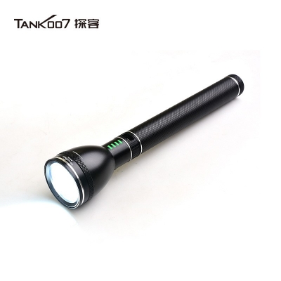 TANK007探客超亮手電正品led戶外巡邏搜索長(zhǎng)柄手電A602L指示燈款